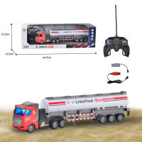 Climber รีโมทคอนโทรลไร้สายกึ่งพ่วง Heavy Duty รถบรรทุกขนาดใหญ่จำลอง Tanker Dump Truck รถบรรทุกคอนเทนเนอร์ Model