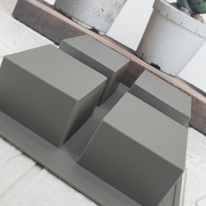 gl-แม่พิมพ์-ซิลิโคน-ช่องสี่เหลี่ยมจัตุรัส-4-ช่อง-คละสี-square-silicone-mold