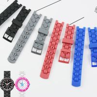 Watch Accessories 16mm Sports Waterproof Resin Strap for Swatch Childrens PU Strap Silicone Flik Flak Childrens Watch