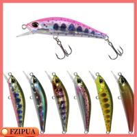 FZIPUA 50mm 4g เหยื่อสตรีมจม เหยื่อปลอม ล่อหล่อยาว Minnow เหยื่อ Minnow Lures เบ็ดตกปลา