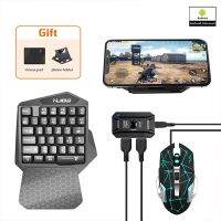 【CW】 One-Handed Gaming Keyboard and Mouse Set Portable Mini Keypad Ergonomic Game Controller for Mobile Phone Gamer