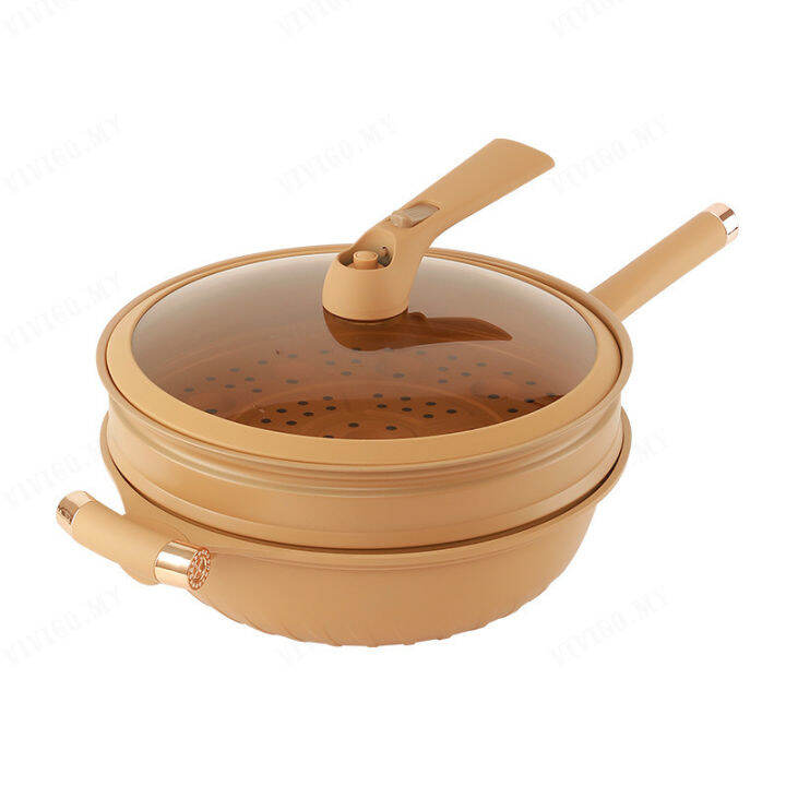 fengmang clay micro pressure nonstick pan Handmade Clay Cookware for