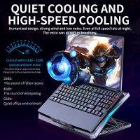 Gaming Laptop Cooler Notebook Adjustable Speed USB Laptop Cooling Pad Hexa-core fan Laptop Stand Accessories for 14-17 Inch PC