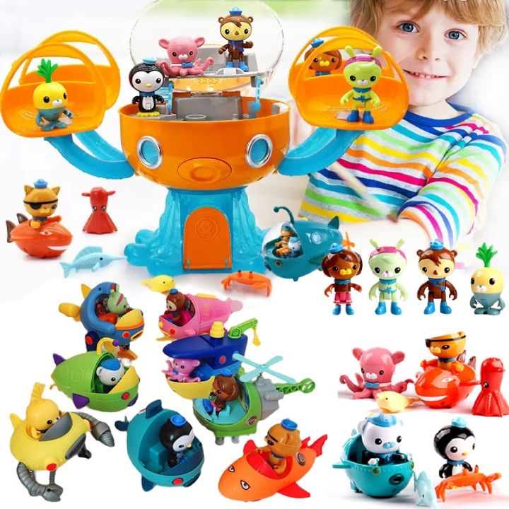 Elmer9 Octonauts Octopod Playset With 8 Characters Light And Sound ...