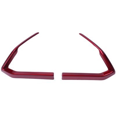Red ABS Interior Steering Wheel Cover Trim for Mazda CX-3 CX3 2016-2018 FashionInterior Accessories Interior Mouldings 1 pair (1 pair)