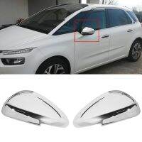 for 2013 2014 2015 2016 CITROEN C4L C4 Chrome Rear View Mirror Cover Side Door Mirror Cover Cap Decoration