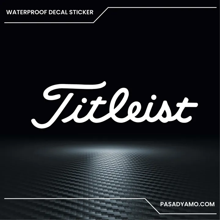Titleist Logo Golf Decal Sticker for Cars Motorcycles Laptops Skateboards 5 x 1.5 inches Lazada PH