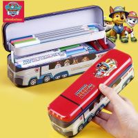 Effective stationery walace team stationery box multi-layer pencil box boy primary school students year with multi-function mechanical