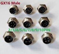 1PC GX16 2/3/4/5/6/7/8/9/10Pin 16mm Male Part Wire Panel Connector Aviation Plug Circular Socket