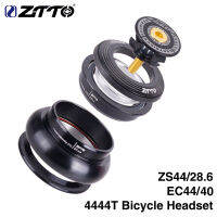 ZTTO Bicycle Headset 4444T MTB 44mm ZS44 EC44 CNC 1 18"-1 12" Straight Tube Frame to Tapered Tube Fork 1.5 Adapter Headset