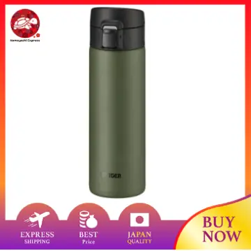 Tiger Thermos Water Bottle 480ml Tiger Mug Bottle One Touch Lightweight Mka-k048gk Green