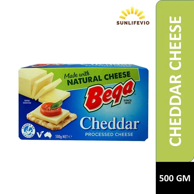BEGA CHEDDAR CHEESE 500GM / KEJU CHEDDAR 500GM Lazada
