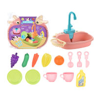 Kitchen Toys Simulation Electric Dishwasher Kids Pretend Play Mini Kitchen Food Educational Summer Toys Role Playing Toys