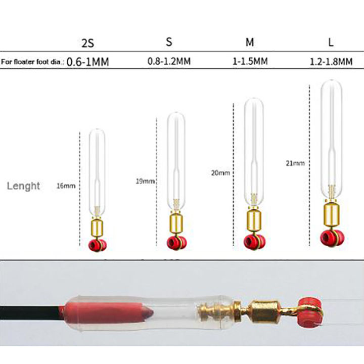 shelleys-10ชิ้นแพตกปลาซิลิโคนหัวทองแดงที่ลอยน้ำได้กันปมแพตกปลา