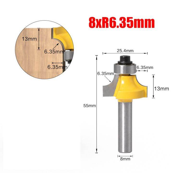 ก้าน8มม-ทรงกลมมุมมากกว่าเราเตอร์ดอกสว่านกับรองลื่นเครื่องตัดมิลลิ่งสำหรับเครื่องมืองานไม้อุปกรณ์เครื่องมือไฟฟ้าทังสเตนคาร์ไบด์