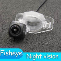 Fisheye กล้องมองหลังสำหรับฮอนด้า CR-V SUV MK3 2007-2014 Insight 2010-2014อิสระ2008-2019พอดีแจ๊ส2001-2013ตรวจสอบรถ