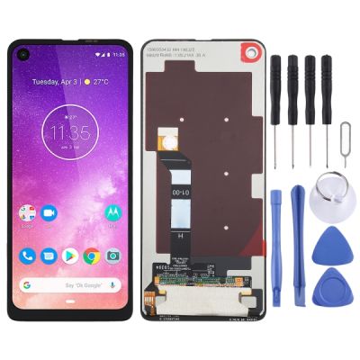 หน้าจอจอ LCD แบบดั้งเดิม Sunsky สำหรับ Motorola หนึ่งวิสัยทัศน์ด้วย Digitizer ประกอบเต็มตัวเครื่อง