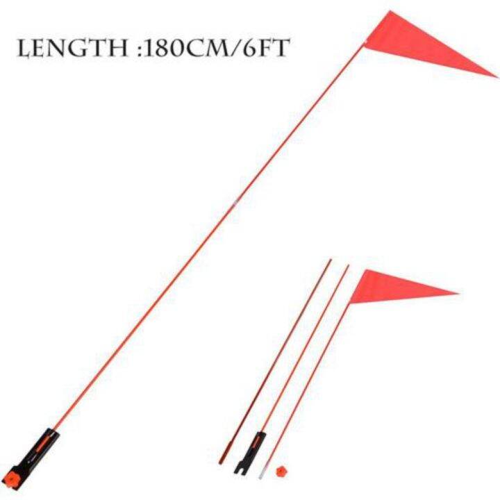 Cycling Poles Mounting Bicycle Flag Safety Fiberglass Lazada