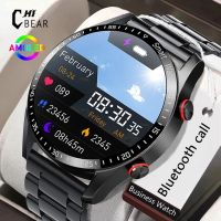 ZZOOI ChiBear New Smart Watch AMOLED ECG+PPG Men Business Watch Sport Fitness Tracker IP67 Waterproof SmartWatch Men Bluetooth call