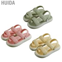 COD Huida Women Platform Slippers  Soft Dual Purpose Summer Sandals Antislip Sole Lightweight Easy To Clean for Beach Work