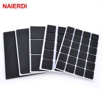 NAIERDI 1-24PCS Anti Slip Mat Self Adhesive Furniture Leg Feet Rug Felt Pads Bumper Damper For Chair Table Protector Hardware Furniture Protectors Rep