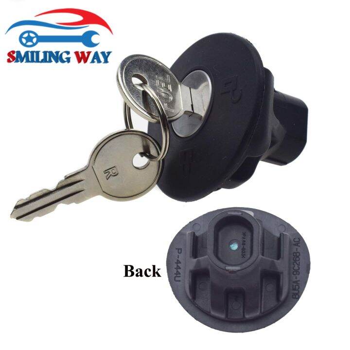 Locking Gas Fuel Tank Cap Plug Key 8U5Z9C268B For Ford Lincoln Mercury Taurus Mustang Fusion