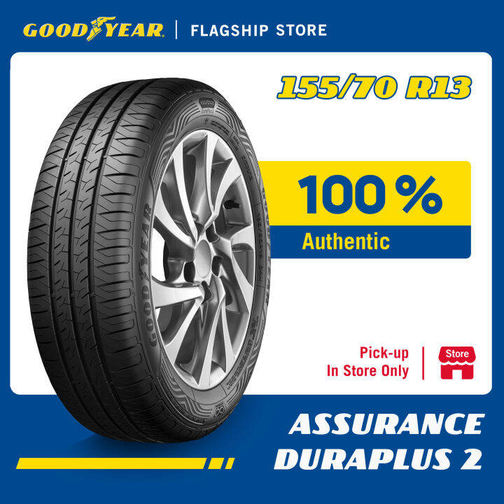 [DRIVE THRU/PICKUP] Goodyear 155/70R13 Assurance Duraplus 2 Tire ...