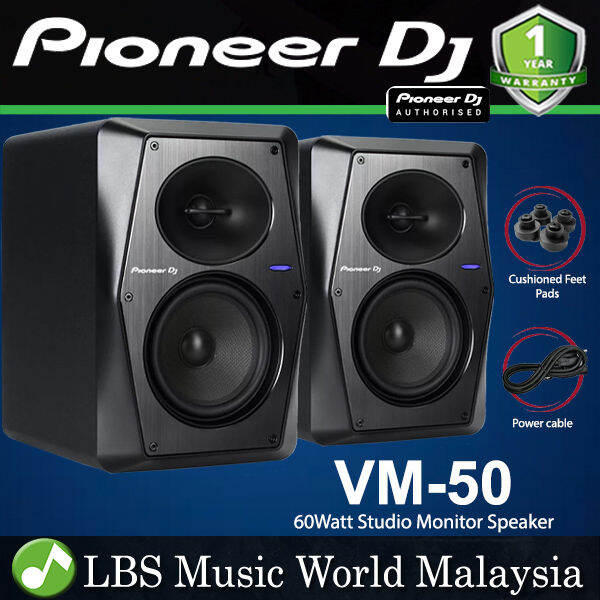 Pioneer DJ VM50 60Watt 5.25 Inch Powered Studio Active Monitor Speaker