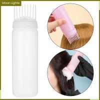 Moon Lighte Root Comb Applicator Bottle Perming Tools Hair Dye Bottle Brush for Home DIY White