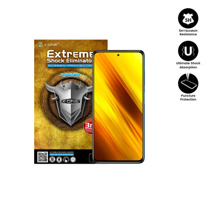 Xiaomi Pocophone X3 /Pocophone F3 X-One Extreme Shock Eliminator (3rd) Clear Screen Protector