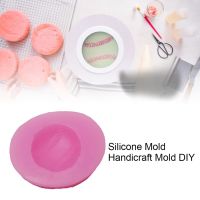 Silicone Mold Stereo Baseball-shape Handicraft Soap Mold DIY Baking Tools For Cake Fondant Chocolate Making Crafts Random Colors