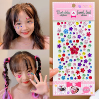 New Stickers on The Face Rhinestone Makeup Bright Face Art Sticker Childrens Temporary Tattoo Rhinestone for Strasse Makeup Stickers