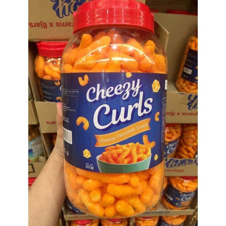 Cheezy Curls Cheese Flavored Snack 300g Lazada PH