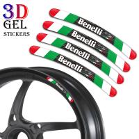 【hot】 8PCS Gel Reflective Motorcycle Hub Rim Strip Decal 502 Trk x BN125 TNT 125 250 2c Leoncino 500