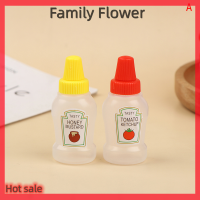 Family Flower Flash Sale 2/3pcs มินิมะเขือเทศมะเขือเทศขวดซอสขนาดเล็กแบบพกพาภาชนะสลัด