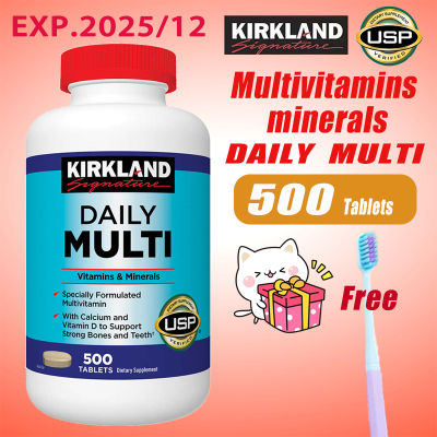 Kirkland  Daily Multi  Daily Multi 500 Tablets multi-vitamins new exp