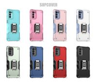 Supcover Black Red Blue Pink Anti shock Camera Lens Protect Kick Stand Phone Case for Motorola MOTO E7 Back Cover Capa Fundas