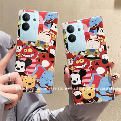 Phone Case เคส VIVOV29 5G VIVO V29e V29 Pro 5G การ์ตูนน่ารักลายช้างเคสโทรศัพท์ราคาไม่แพงซิลิโคนซองนุ่มใส2023