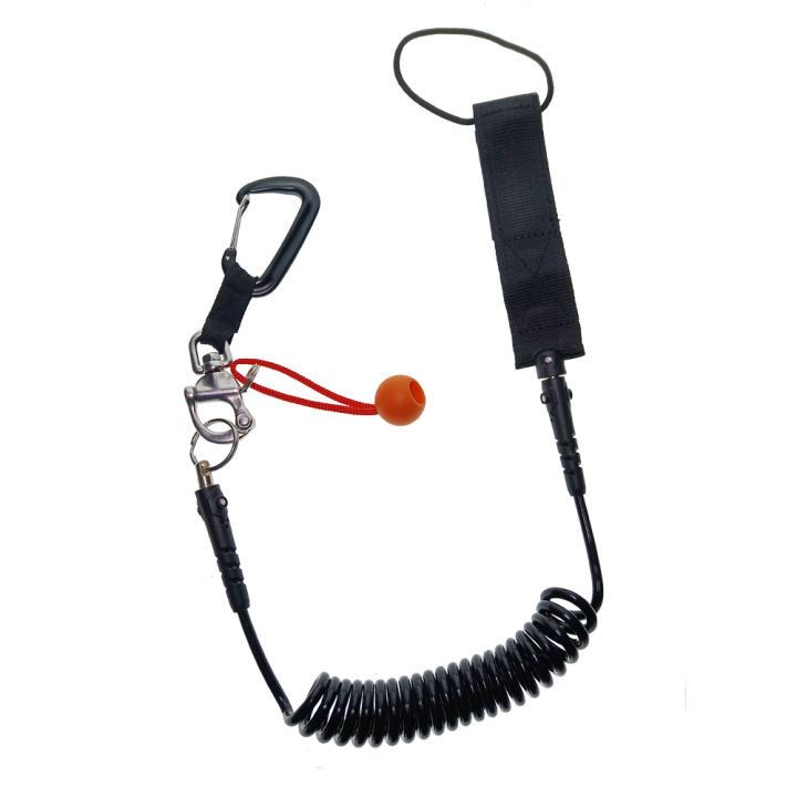 Whitewater SUP Quick Release Leash Paddling Safety QR Coiled Rope