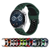 hnfymyi 22mm Watch Strap For Huawei GT 3 46mm/2 Pro Sport Silicone Bracelet For Huawei Watch 3/Buds/GT Runner/2E Men Band Accessories