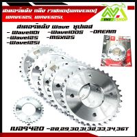 สเตอร์หลัง Wave110i/Wave 125 /Wave125i ปี2012-2018) / Dream Supercup เบอร์420 - 28T, 29T, 30T, 31T, 32T ,33T ,34T,36T ชุบเลส สเตอร์เวฟ สเตอร์เวฟ110i สเตอร์หลังเวฟ125