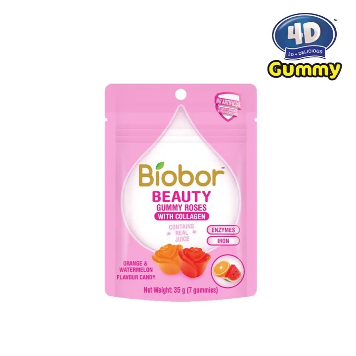 candy 4D Biobor Beauty Gummy Roses 35g x 4 Lazada PH