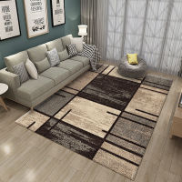 New Arrival Nordic Geometric Printed Carpet Bedroom Bedside Sofa Floor Rug Hall Decor Soft Area Carpets Curve Plaid Large Rugs