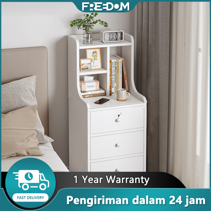 Secure and Stylish Bedside Table with Lockable Drawer Perfect for