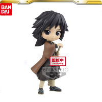 14ซม. Bandai ของแท้ Q Posket Demon Slayer อะนิเมะรูป Tomioka Giyuu PVC Action Figure ของเล่นสะสม Room Decor ของขวัญ