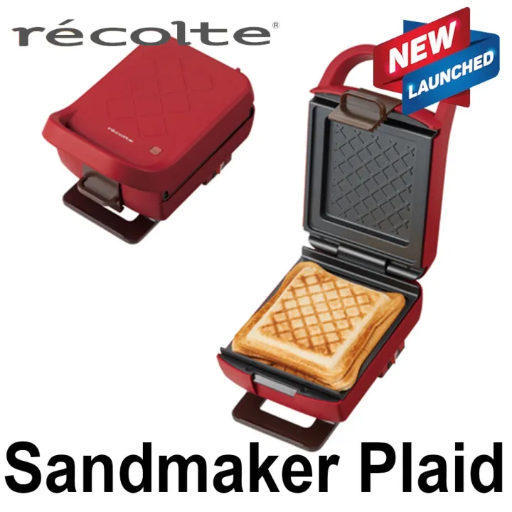 Recolte Press Sand Maker Plaid Home Sandwich Waffle Pan Toaster Lazada PH