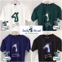 เสื้อยืดผ้าฝ้ายค่าสัมบูรณ์เสื้อยืดใหม่NEW SMILEYHOUND TEE 2021 #3022ขนาดเต็มS-3XLS-3XL