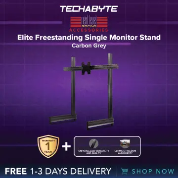 Elite Freestanding Single Monitor Stand Carbon Grey - Next Level