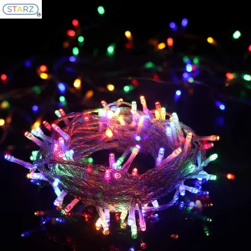 LED lights 20meters50m string lights indoor and outdoor decorative lights  flash lighting engineering lights Christmas lights