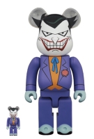 (ของแท้) Bearbrick Joker Batman Animated Series version 400%+100％ แบร์บริค พร้อมส่ง Bearbrick by Medicom Toy ของใหม่